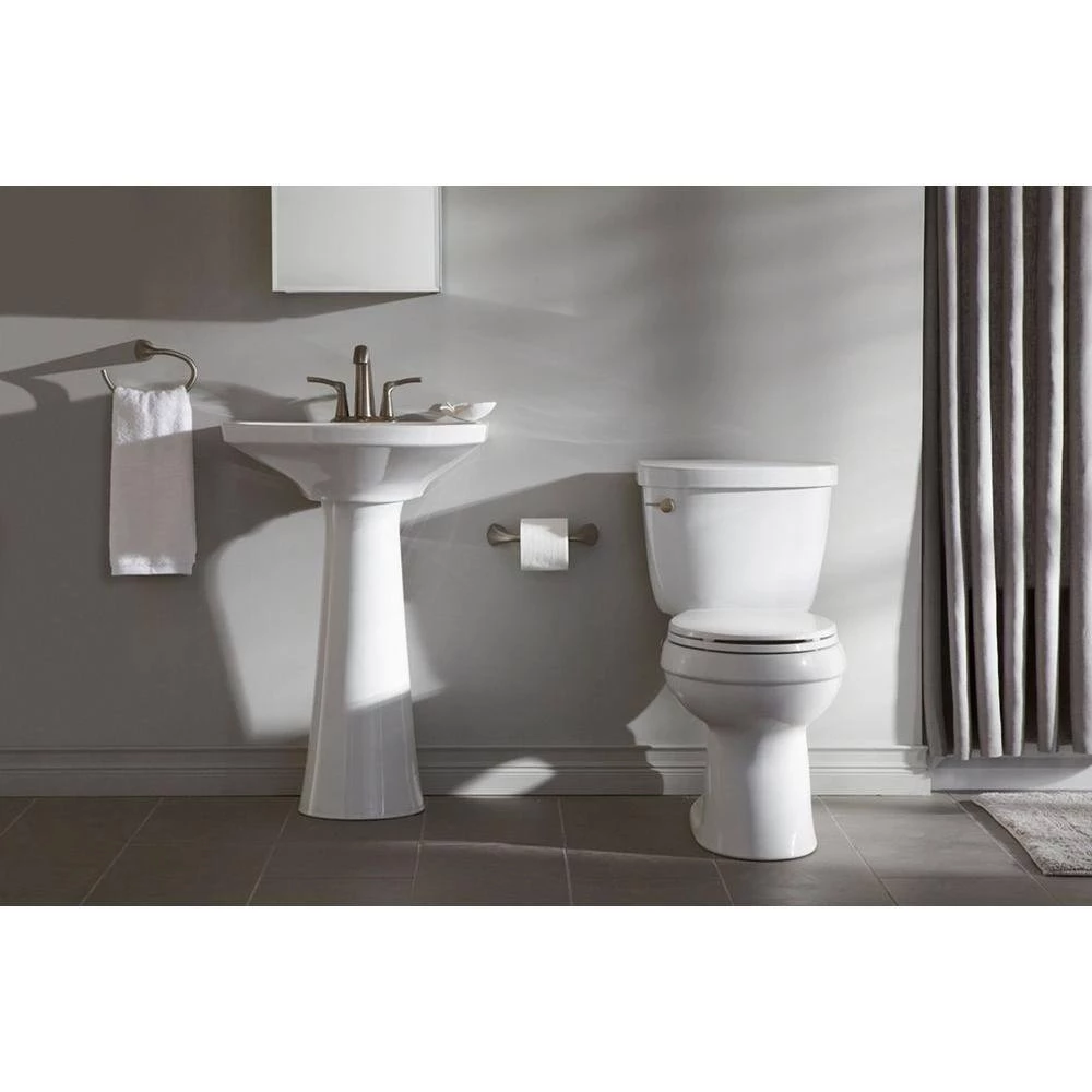 KOHLER Cimarron Vitreous China Pedestal in White 4 KOHLER Cimarron Vitreous China Pedestal in White - Image 2