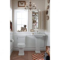 KOHLER Tresham 24 in. Pedestal Sink Basin in White -Bathroom Sinks Sales white kohler pedestal sinks k 2757 8 0 40 1000