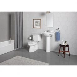 KOHLER Veer 21 in. Vitreous China Pedestal Combo Bathroom Sink in White with Overflow Drain -Bathroom Sinks Sales white kohler pedestal sinks k 5265 4 0 1f 1000