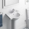 KOHLER Veer 21 in. Vitreous China Pedestal Combo Bathroom Sink in White with Overflow Drain -Bathroom Sinks Sales white kohler pedestal sinks k 5265 4 0 64 1000