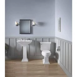 KOHLER Memoirs Ceramic Lavatory Pedestal in White -Bathroom Sinks Sales white kohler pedestal sinks k r2267 0 c3 1000