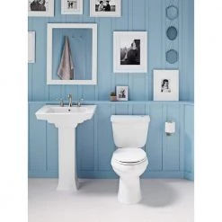 KOHLER Archer Vitreous China Pedestal in White -Bathroom Sinks Sales white kohler pedestal sinks k r2357 0 d4 1000