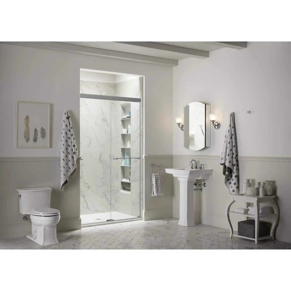 KOHLER Archer 7.87 in. Vitreous China Pedestal Sink Basin in White with Overflow Drain 9 KOHLER Archer 7.87 in. Vitreous China Pedestal Sink Basin in White with Overflow Drain - Image 7