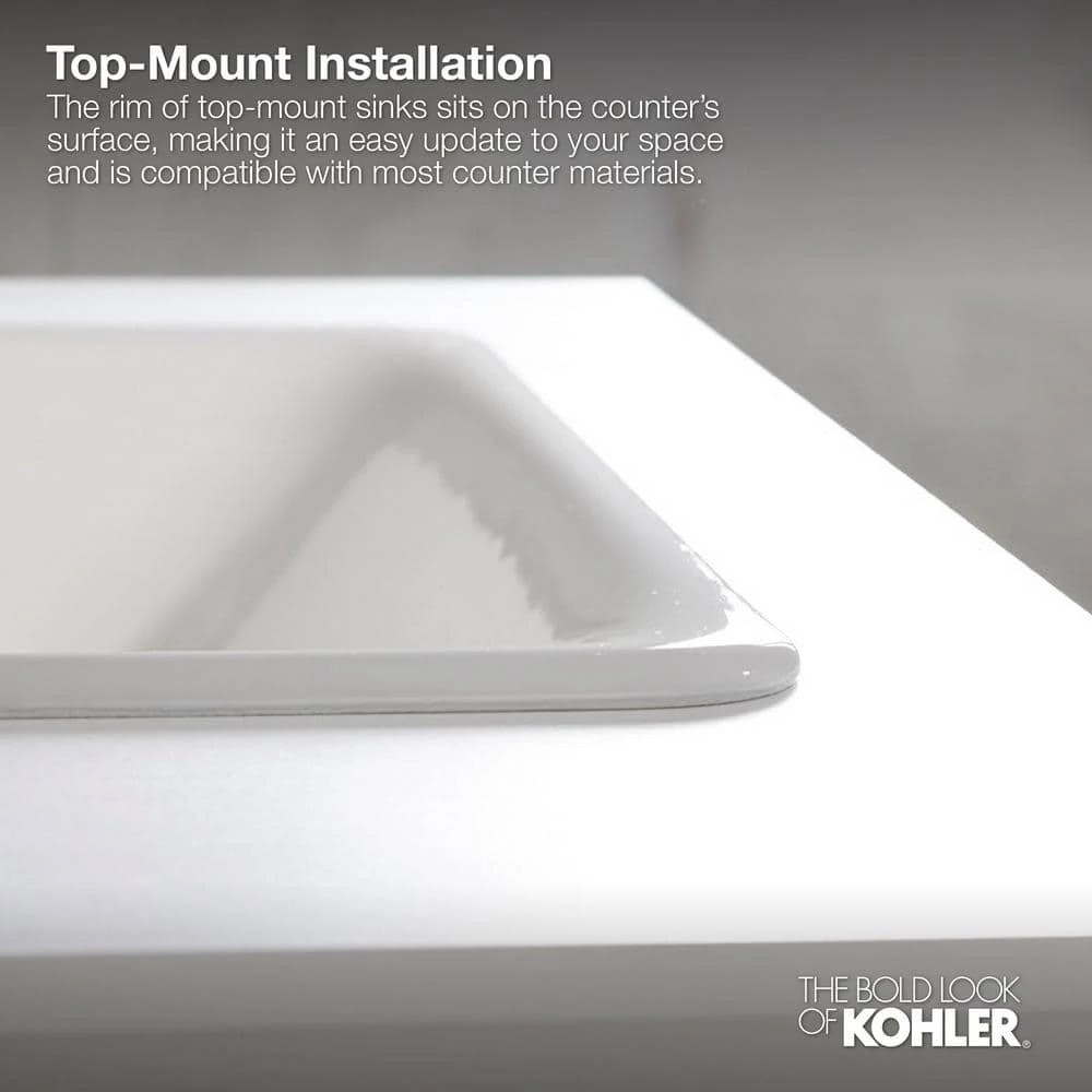 KOHLER Ladena 20-7/8 in. Undermount Bathroom Sink in White with Overflow Drain 11 KOHLER Ladena 20-7/8 in. Undermount Bathroom Sink in White with Overflow Drain - Image 9