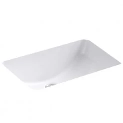KOHLER Ladena 20 7/8" Undermount Bathroom Sink with Glazed Underside in White 13 KOHLER Ladena 20 7/8" Undermount Bathroom Sink with Glazed Underside in White -Bathroom Sinks Sales white kohler undermount bathroom sinks k 2214 g 0 c3 1000