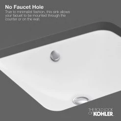 KOHLER Kathryn Vitreous China Undermount Bathroom Sink in White with Overflow Drain 30 KOHLER Kathryn Vitreous China Undermount Bathroom Sink in White with Overflow Drain -Bathroom Sinks Sales white kohler undermount bathroom sinks k 2330 0 d4 1000