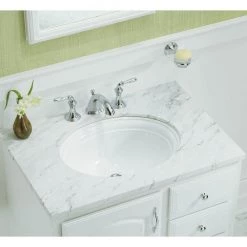 KOHLER Devonshire 18-1/8 in. Vitreous China Undermount Bathroom Sink in White with Overflow Drain -Bathroom Sinks Sales white kohler undermount bathroom sinks k 2336 0 44 1000