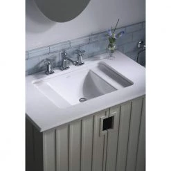 KOHLER Ledges Undermount Cast Iron Bathroom Sink in White with Overflow Drain -Bathroom Sinks Sales white kohler undermount bathroom sinks k 2838 0 1d 1000