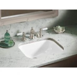 KOHLER Tahoe Undermount Cast Iron Bathroom Sink in White 12 KOHLER Tahoe Undermount Cast Iron Bathroom Sink in White -Bathroom Sinks Sales white kohler undermount bathroom sinks k 2890 8u 0 40 1000