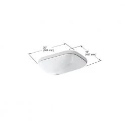 KOHLER Tahoe Undermount Cast Iron Bathroom Sink in White 11 KOHLER Tahoe Undermount Cast Iron Bathroom Sink in White -Bathroom Sinks Sales white kohler undermount bathroom sinks k 2890 8u 0 e1 1000