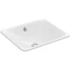 KOHLER Iron Plains Drop-In/Under-Mounted Cast Iron Bathroom Sink in White with Overflow -Bathroom Sinks Sales white kohler undermount bathroom sinks k 5400 0 64 1000