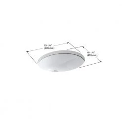 KOHLER Caxton 16-1/4 in. Oval Vitreous China Undermount Bathroom Sink in White with Overflow Drain 22 KOHLER Caxton 16-1/4 in. Oval Vitreous China Undermount Bathroom Sink in White with Overflow Drain -Bathroom Sinks Sales white kohler undermount bathroom sinks k r2210 0 1f 1000