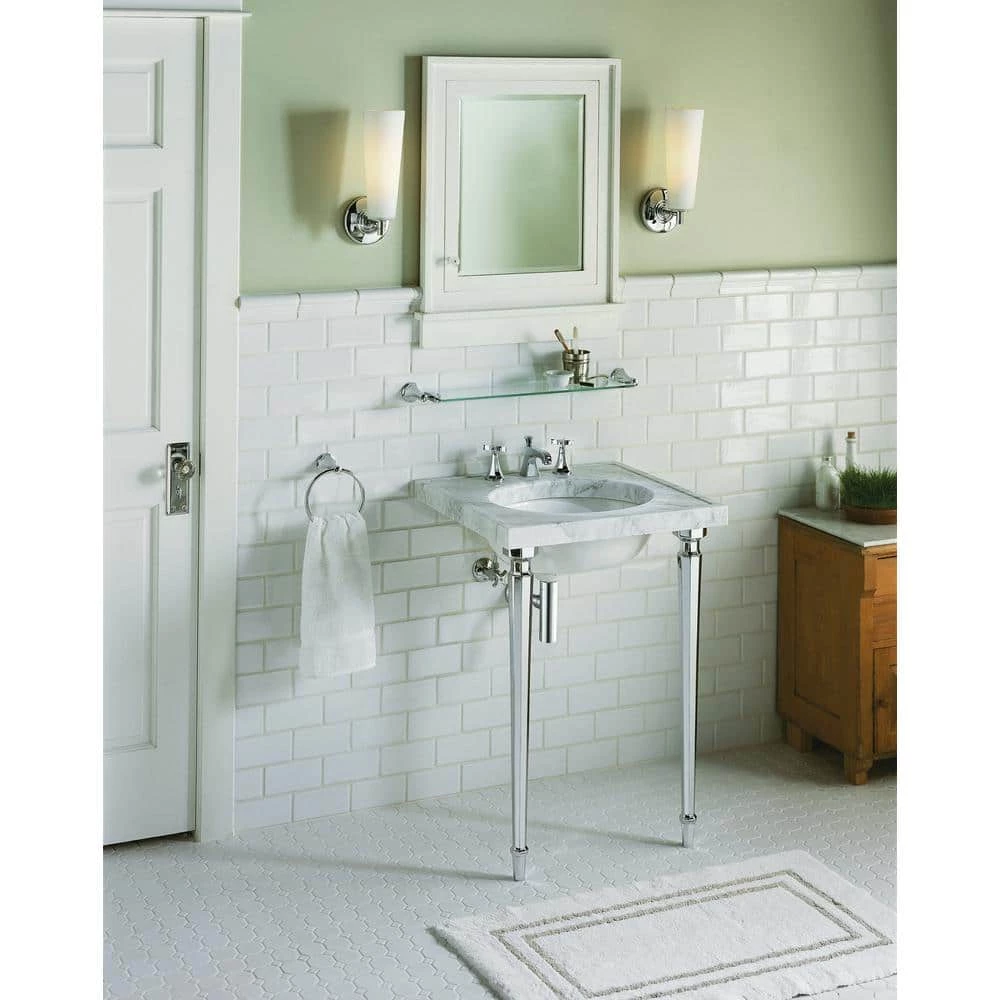 KOHLER Caxton 16-1/4 in. Oval Vitreous China Undermount Bathroom Sink in White with Overflow Drain 11 KOHLER Caxton 16-1/4 in. Oval Vitreous China Undermount Bathroom Sink in White with Overflow Drain - Image 9