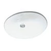 KOHLER Caxton 16-1/4 in. Oval Vitreous China Undermount Bathroom Sink in White with Overflow Drain -Bathroom Sinks Sales white kohler undermount bathroom sinks k r2210 0 64 1000