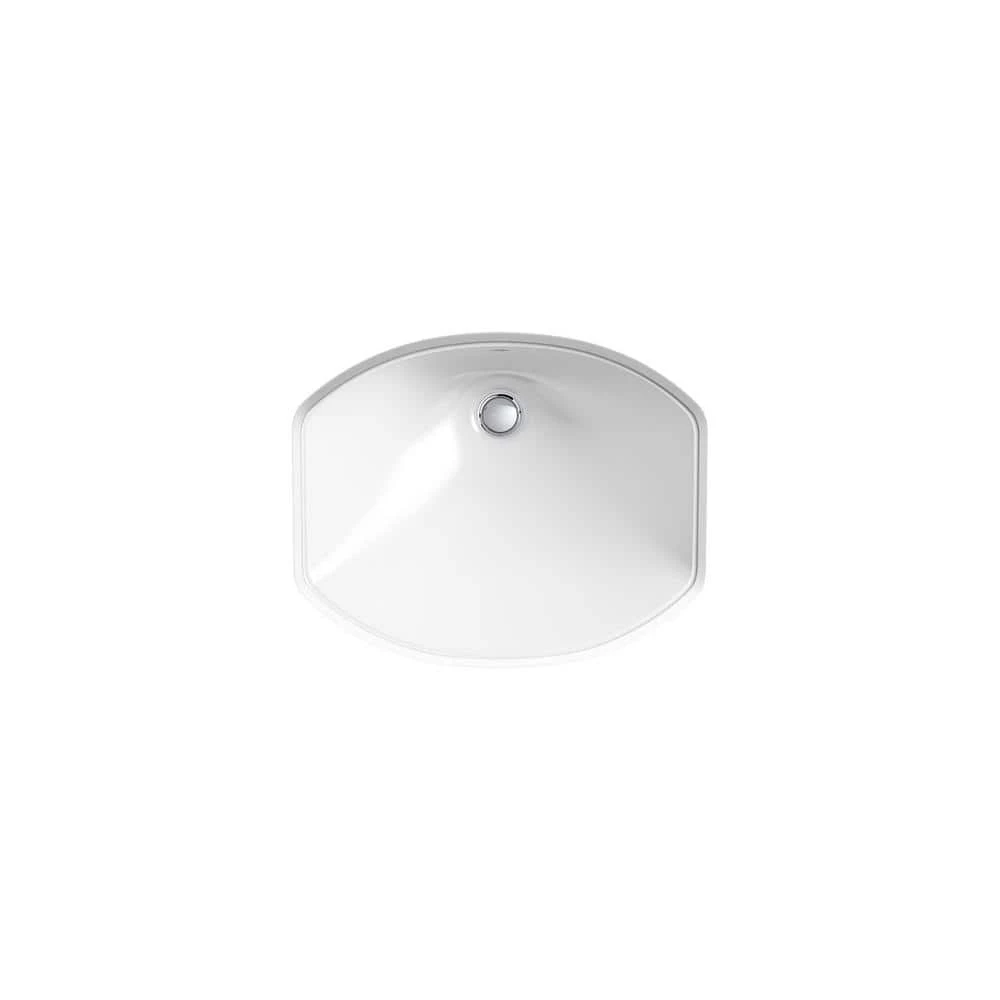 KOHLER Elmbrook Undermount Bathroom Sink in White 5 KOHLER Elmbrook Undermount Bathroom Sink in White - Image 3