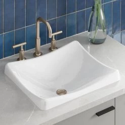 KOHLER DemiLav Wading Pool Cast Iron Vessel Sink in White 21 KOHLER DemiLav Wading Pool Cast Iron Vessel Sink in White -Bathroom Sinks Sales white kohler vessel sinks k 2833 0 1f 1000