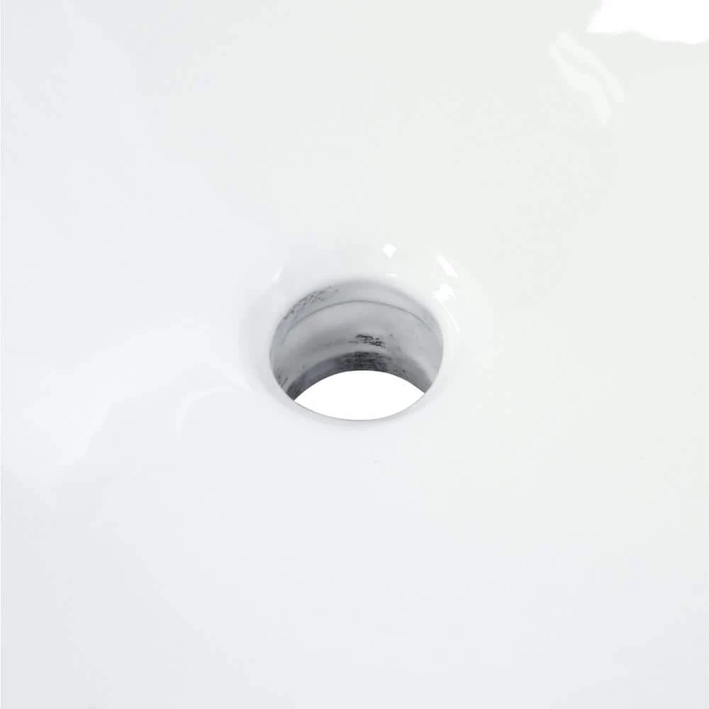 KOHLER DemiLav Wading Pool Cast Iron Vessel Sink in White 5 KOHLER DemiLav Wading Pool Cast Iron Vessel Sink in White - Image 3