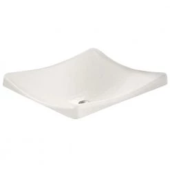 KOHLER DemiLav Wading Pool Cast Iron Vessel Sink in White