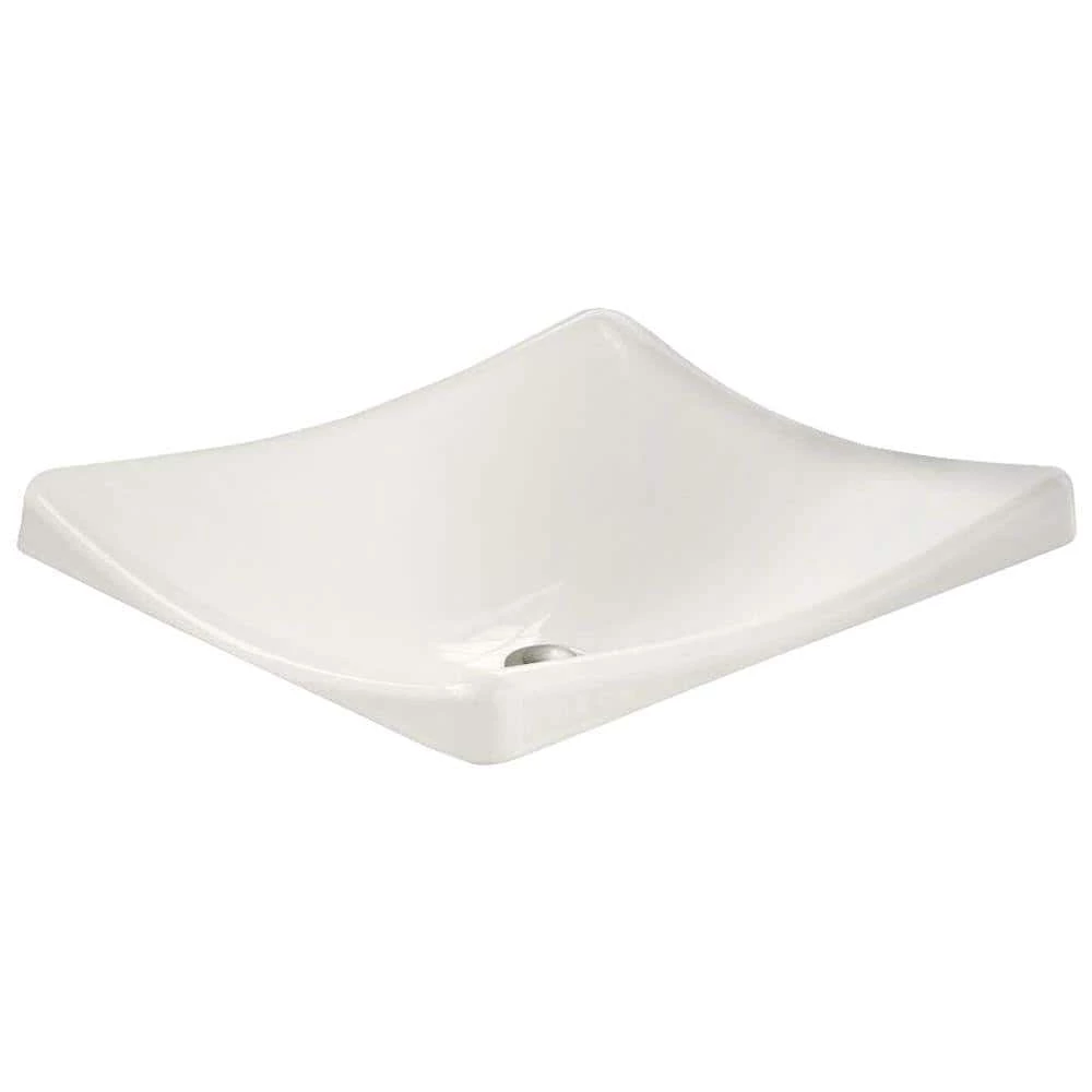 KOHLER DemiLav Wading Pool Cast Iron Vessel Sink in White 3 KOHLER DemiLav Wading Pool Cast Iron Vessel Sink in White