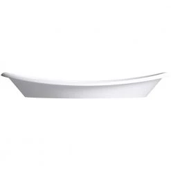 KOHLER Iron Plains Vessel Cast Iron Bathroom Sink in White with Painted Underside and Overflow -Bathroom Sinks Sales white kohler vessel sinks k 5403 w 0 1f 1000
