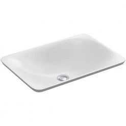 KOHLER Carillon Wading Pool Above-Counter Vitreous China Bathroom Sink in White