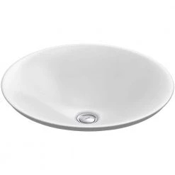 KOHLER Carillon Wading Pool Above-Counter Vitreous China Bathroom Sink in White
