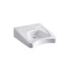KOHLER Morningside Wall-Mounted Vitreous China Bathroom Sink in White with Overflow Drain 2 KOHLER Morningside Wall-Mounted Vitreous China Bathroom Sink in White with Overflow Drain -Bathroom Sinks Sales white kohler wall mount sinks k 12636 0 64 1000