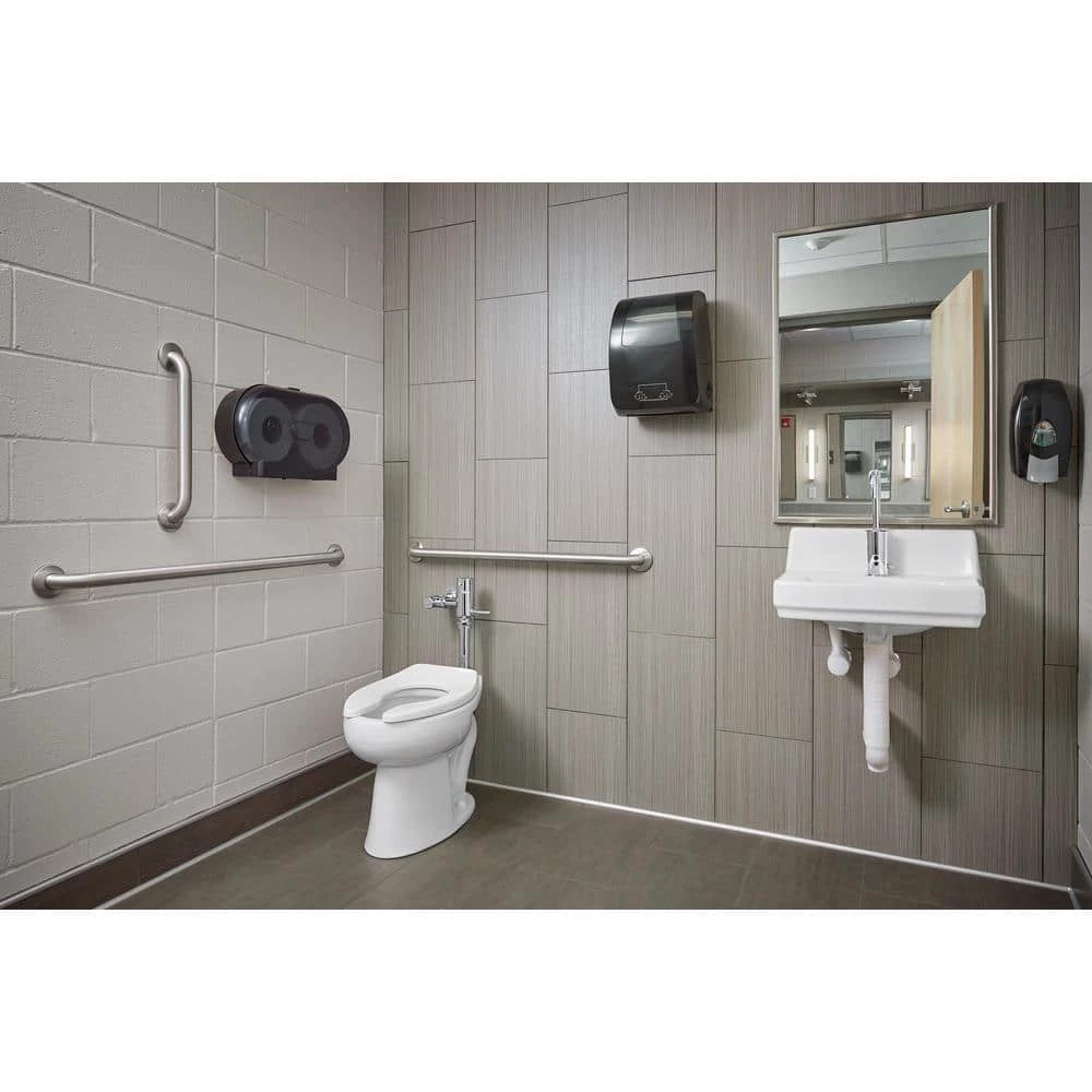 KOHLER Greenwich Wall-Mount Vitreous China Bathroom Sink in White with Overflow Drain 6 KOHLER Greenwich Wall-Mount Vitreous China Bathroom Sink in White with Overflow Drain - Image 4