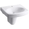 KOHLER Pinoir Wall-Mount Vitreous China Bathroom Sink in White with Overflow Drain 1 KOHLER Pinoir Wall-Mount Vitreous China Bathroom Sink in White with Overflow Drain -Bathroom Sinks Sales white kohler wall mount sinks k 2035 1 0 64 1000
