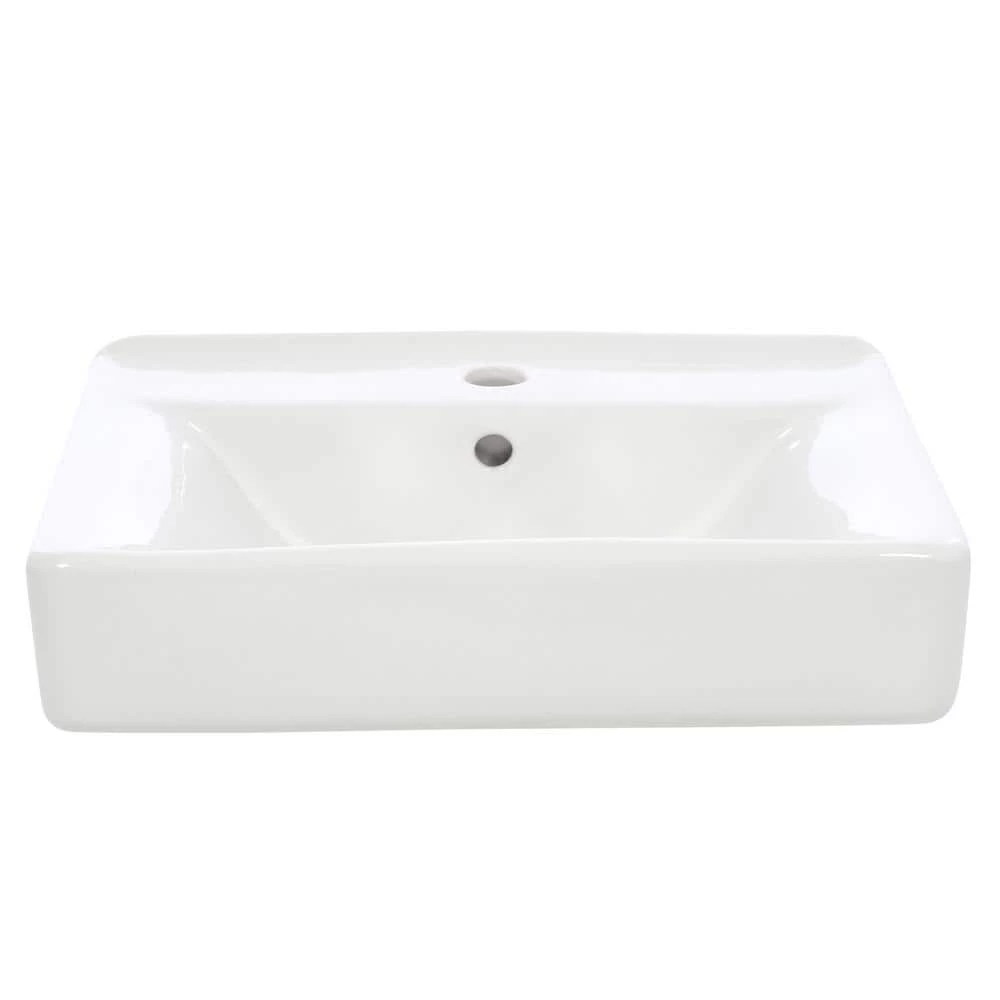 KOHLER Soho Wall-Mount Vitreous China Bathroom Sink in White with Overflow Drain 5 KOHLER Soho Wall-Mount Vitreous China Bathroom Sink in White with Overflow Drain - Image 3
