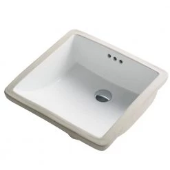 KRAUS Elavo Square Ceramic Undermount Bathroom Sink in White with Overflow 22 KRAUS Elavo Square Ceramic Undermount Bathroom Sink in White with Overflow -Bathroom Sinks Sales white kraus undermount bathroom sinks kcu 231 1f 1000