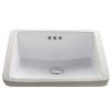 KRAUS Elavo Square Ceramic Undermount Bathroom Sink in White with Overflow -Bathroom Sinks Sales white kraus undermount bathroom sinks kcu 231 64 1000