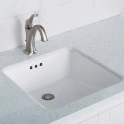 KRAUS Elavo Square Ceramic Undermount Bathroom Sink in White with Overflow 16 KRAUS Elavo Square Ceramic Undermount Bathroom Sink in White with Overflow -Bathroom Sinks Sales white kraus undermount bathroom sinks kcu 231 a0 1000
