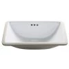 KRAUS Elavo Small Rectangular Ceramic Undermount Bathroom Sink in White with Overflow -Bathroom Sinks Sales white kraus undermount bathroom sinks kcu 241 64 1000