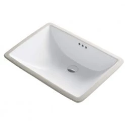 KRAUS Elavo Large Rectangular Ceramic Undermount Bathroom Sink in White with Overflow 23 KRAUS Elavo Large Rectangular Ceramic Undermount Bathroom Sink in White with Overflow -Bathroom Sinks Sales white kraus undermount bathroom sinks kcu 251 1f 1000