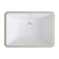 KRAUS Elavo Large Rectangular Ceramic Undermount Bathroom Sink in White with Overflow 24 KRAUS Elavo Large Rectangular Ceramic Undermount Bathroom Sink in White with Overflow -Bathroom Sinks Sales white kraus undermount bathroom sinks kcu 251 44 1000