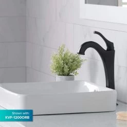KRAUS Elavo Series Square Ceramic Semi-Recessed Bathroom Sink in White with Overflow -Bathroom Sinks Sales white kraus vessel sinks kcr 281 4f 1000