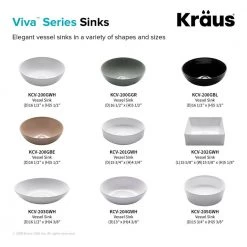 KRAUS Viva 15-5/8 in. Square Porcelain Ceramic Vessel Sink in White 22 KRAUS Viva 15-5/8 in. Square Porcelain Ceramic Vessel Sink in White -Bathroom Sinks Sales white kraus vessel sinks kcv 202gwh 4f 1000