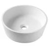 KRAUS Natura Round Solid Surface Vessel Sink in White 2 KRAUS Natura Round Solid Surface Vessel Sink in White -Bathroom Sinks Sales white kraus vessel sinks ksv 1mw 64 1000