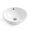 Maincraft 16.5 in. above Counter Ceramic Sink Basin in White -Bathroom Sinks Sales white maincraft console sinks hhkmcb17 64 1000