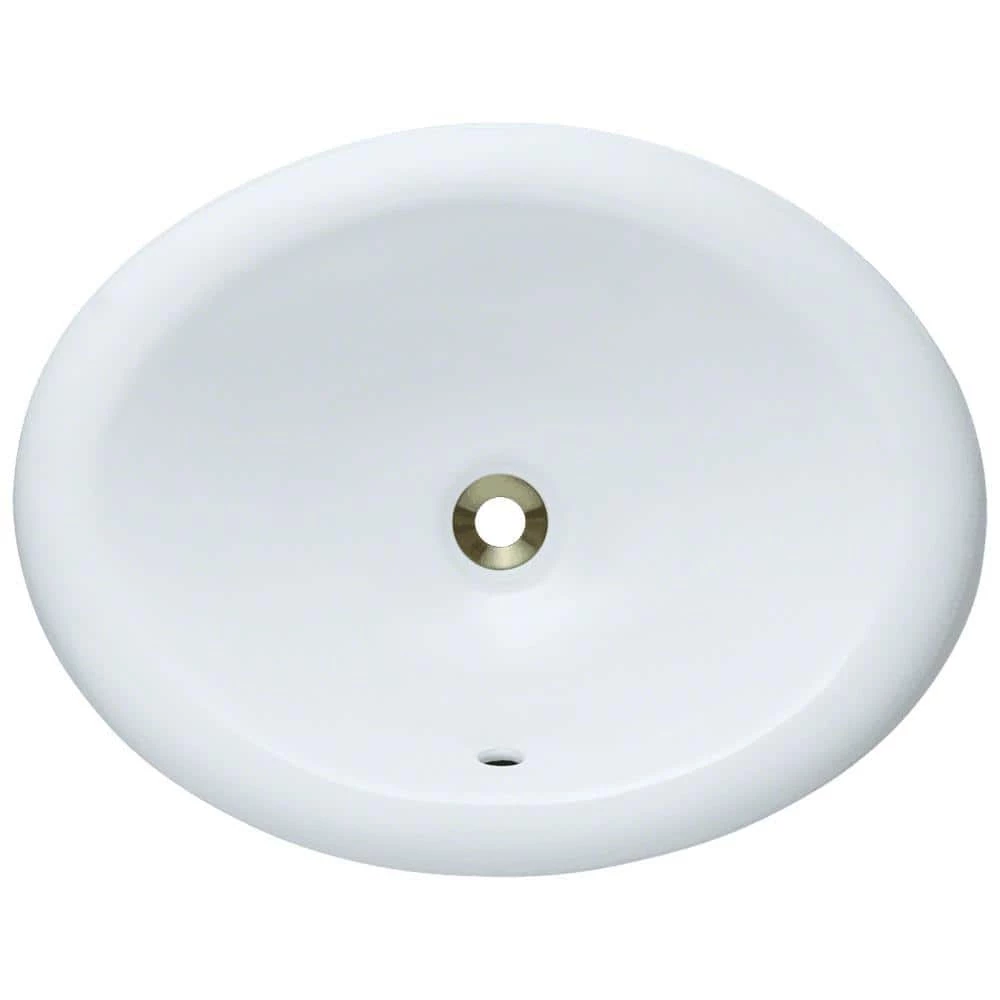 MR Direct Overmount Porcelain Bathroom Sink in White 3 MR Direct Overmount Porcelain Bathroom Sink in White