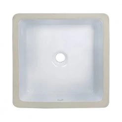 MR Direct Undermount Porcelain Bathroom Sink in White
