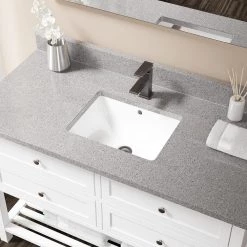 MR Direct Undermount Porcelain Bathroom Sink in White with Pop-Up Drain in Antique Bronze 11 MR Direct Undermount Porcelain Bathroom Sink in White with Pop-Up Drain in Antique Bronze -Bathroom Sinks Sales white mr direct undermount bathroom sinks u1611 w pud abr e1 1000