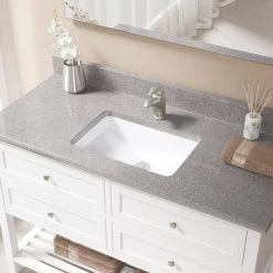 MR Direct Undermount Porcelain Bathroom Sink in White with Pop-Up Drain in Brushed Nickel 11 MR Direct Undermount Porcelain Bathroom Sink in White with Pop-Up Drain in Brushed Nickel -Bathroom Sinks Sales white mr direct undermount bathroom sinks u1913 w pud bn e1 1000