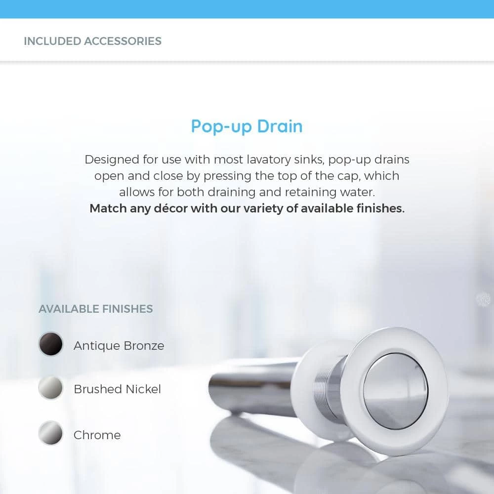 MR Direct Undermount Porcelain Bathroom Sink in White with Pop-Up Drain in Chrome 6 MR Direct Undermount Porcelain Bathroom Sink in White with Pop-Up Drain in Chrome - Image 4