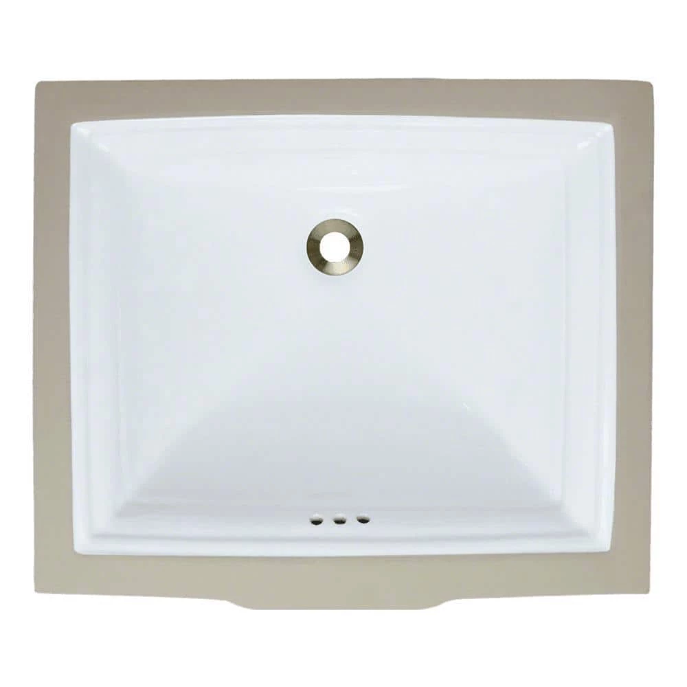 MR Direct Undermount Porcelain Bathroom Sink in White 3 MR Direct Undermount Porcelain Bathroom Sink in White