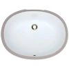 MR Direct Undermount Porcelain Bathroom Sink in White -Bathroom Sinks Sales white mr direct undermount bathroom sinks upl w 64 1000