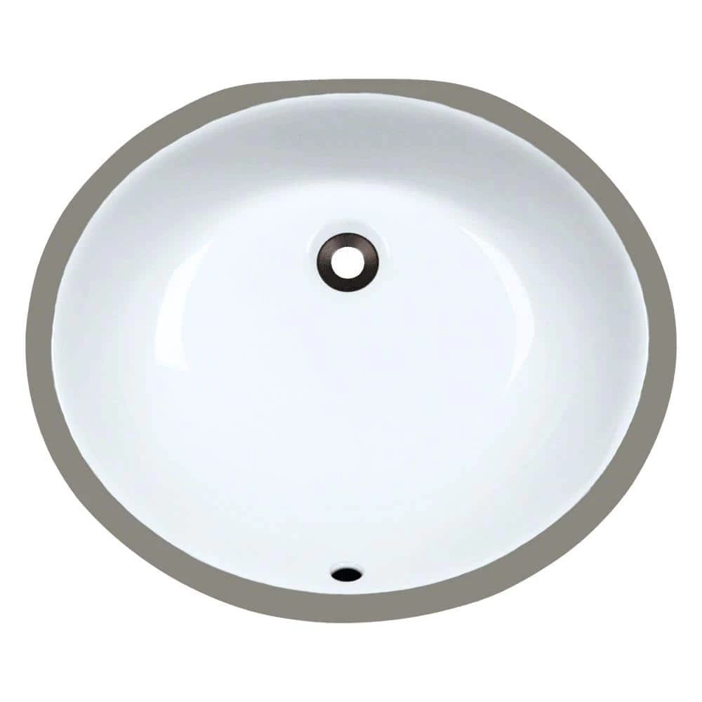 MR Direct Undermount Porcelain Bathroom Sink in White 3 MR Direct Undermount Porcelain Bathroom Sink in White
