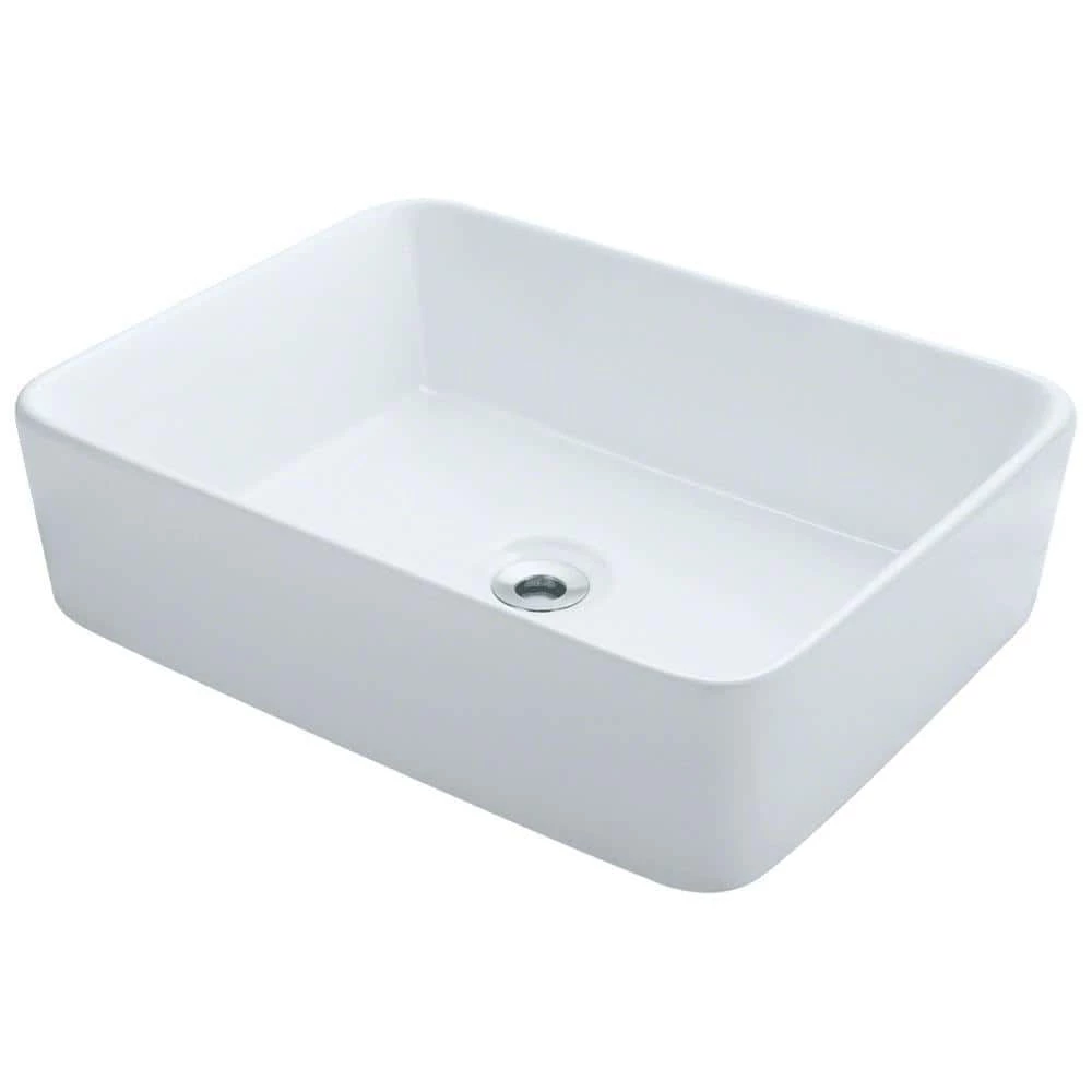 MR Direct Porcelain Vessel Sink in White 3 MR Direct Porcelain Vessel Sink in White