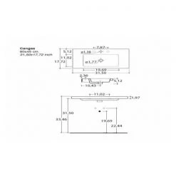 Nameeks Cangas Drop-In Ceramic Bathroom Sink -Bathroom Sinks Sales white nameeks drop in bathroom sinks tecla can02011 one hole 44 1000